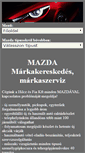 Mobile Screenshot of mazdaautohaz.hu